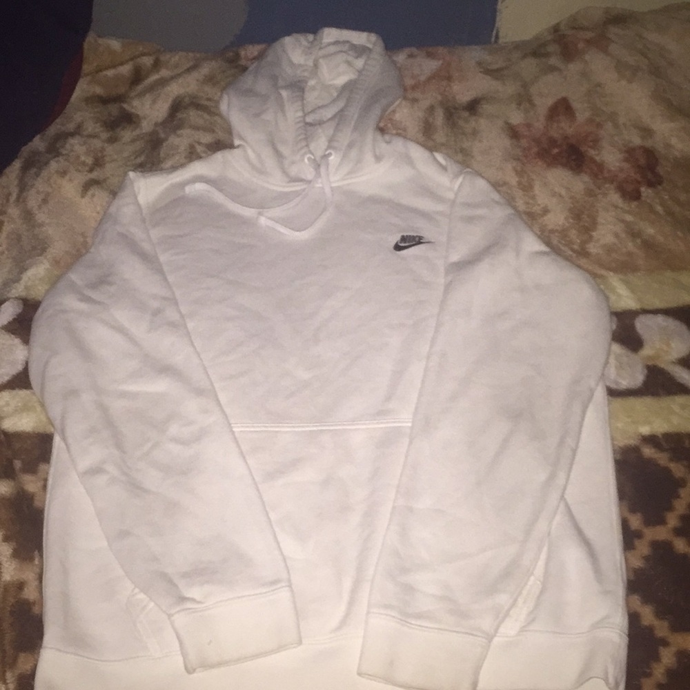 White Nike hoodie
